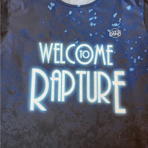 Living Dead Clothing Bioshock Welcome to Rapture T Shirt - Picture 12 of 14